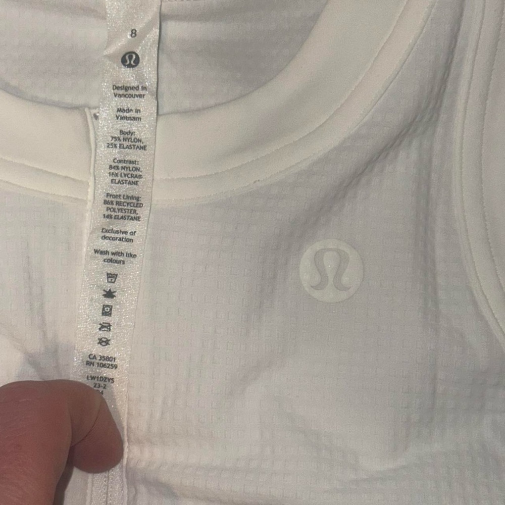 Lululemon Grid-Texture Sleeveless Tennis Dress
White 8 - Picture 6 of 8